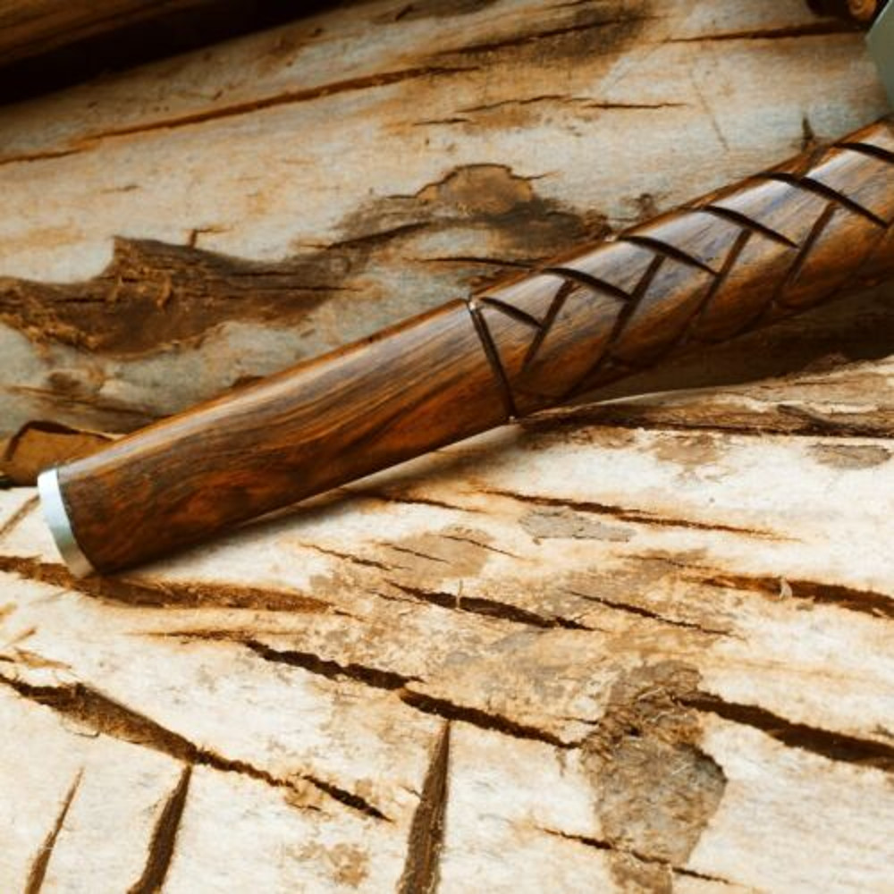 Handmade Carbon steel Viking Hammer with Kalapax face  Thor Hammer  Unique (4).jpg