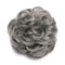 Rose Bun Hair Scrunchie Dark Grey