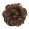 Rose Bun Hair Scrunchie Light Brown
