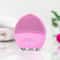 Rechargeable Silicone Facial Cleaner Light Pink