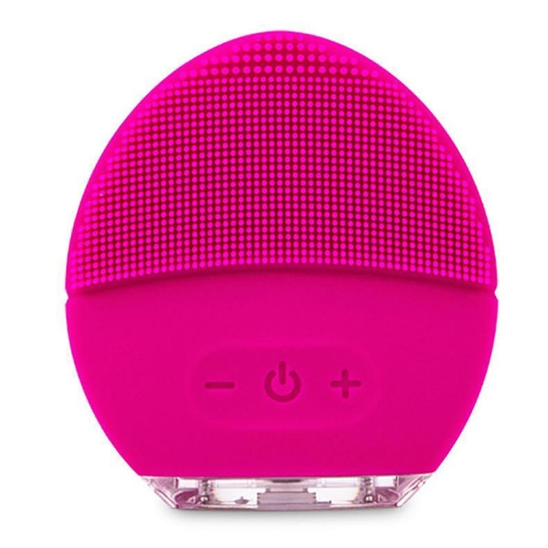 Rechargeable Silicone Facial Cleaner Pink