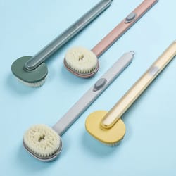 long-handle bath massage cleaning brush