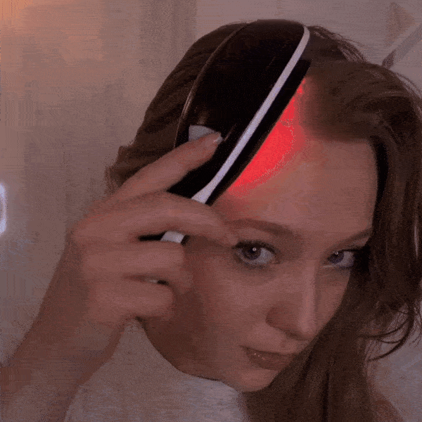 led hair brush therabrush