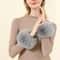 Plush Fur Wrist Cuffs for Cold Weather