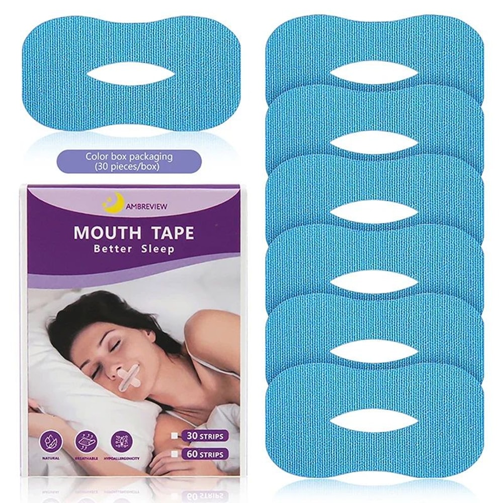 AntiSnoring Sleep Strips Sticker Gentle Mouth Seal Tape To Stop Snoring Improve Sleep 7
