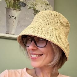 straw sun basket hat summer beach cap