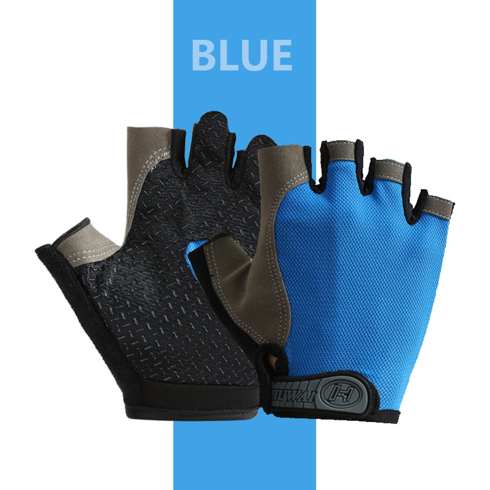 Cycling Bicycle Gloves Half Finger Gym Gloves With AntiSlip Grip Breathable Design 10
