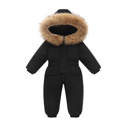 winter snow overalls clothes snowsuit duck down jacket kids girl coat park infant boy jumpsuit baby toddler romper