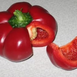 pepper seeds, 200 seeds pepper ratunda red, ukrainian organic seeds, sw587