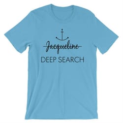 deep search strikeout jacqueline short-sleeve unisex t-shirt