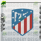 Atletico Madrid Embroidery Designs, Atletico Madrid logo Embroidery Files, Atletico , Machine Embroidery Pattern.jpg