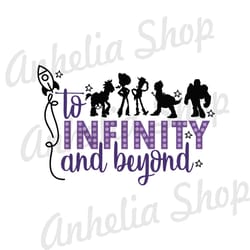 to infinity and beyond rocket star toy story friends svg