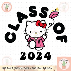 hello kitty class of 2019 graduation seniors png download file
