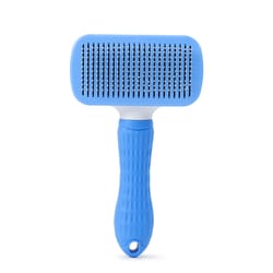 self-cleaning pet hair remover brush for dogs & cats grooming tool