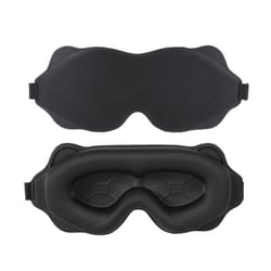 soft block out light sleep mask breathable eye mask for travel & restful sleep aid