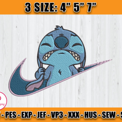 nike stitch embroidery, nike embroidery, lilo and stitch embroidery x