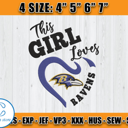 Ravens Embroidery, NFL Ravens Embroidery, NFL Machine Embroidery Digital, 4 sizes Machine Emb Files - 04-Corum
