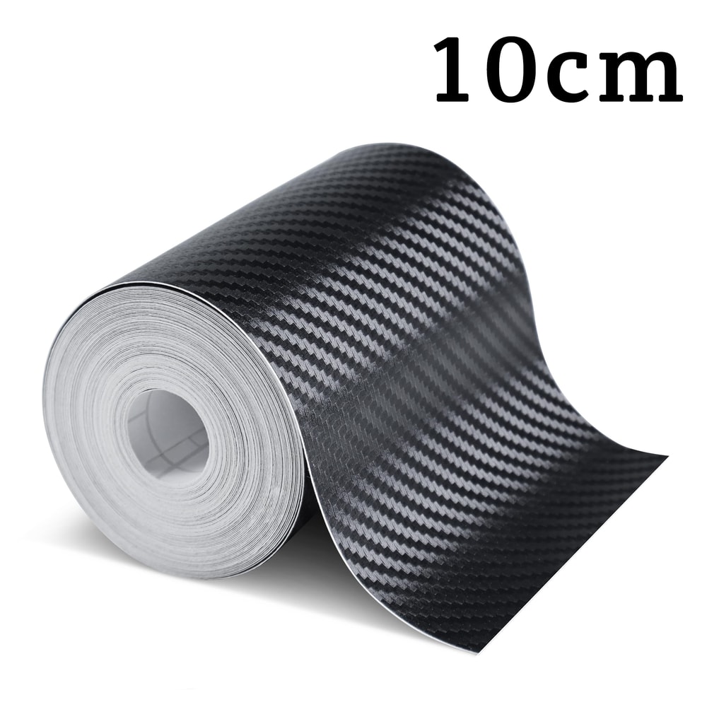 Nano Carbon Fiber 3D Sticker Tape Peel And Stick DIY Car Protector For Mirrors Doors Waterproof Cr