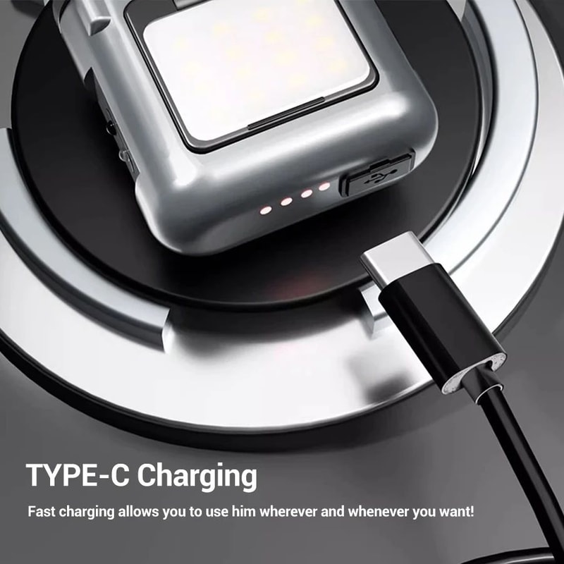 Rechargeable Owl Headlamp Bright LED Flashlight for Hunting, Biking & Fishing Rotating Headlight