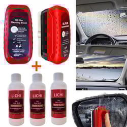 car glass oil film remover glass cleaner hydrophobic glass coating for windshield clear auto glass alignment tool