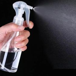 portable empty spray bottle (2-pack) – refillable atomizer for essential oils, makeup, perfume & cleaning