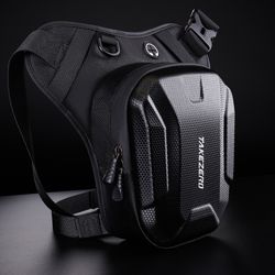 motorcycle leg side bag, waterproof motorbike waist leg bag for outdoor sports, cycling & travel