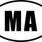 Massachusetts State Flag Oval Sticker Self Adhesive Vinyl V3 MA - C4741.png