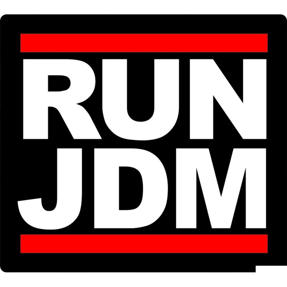 RUN JDM Sticker Self Adhesive Vinyl - C1272.png