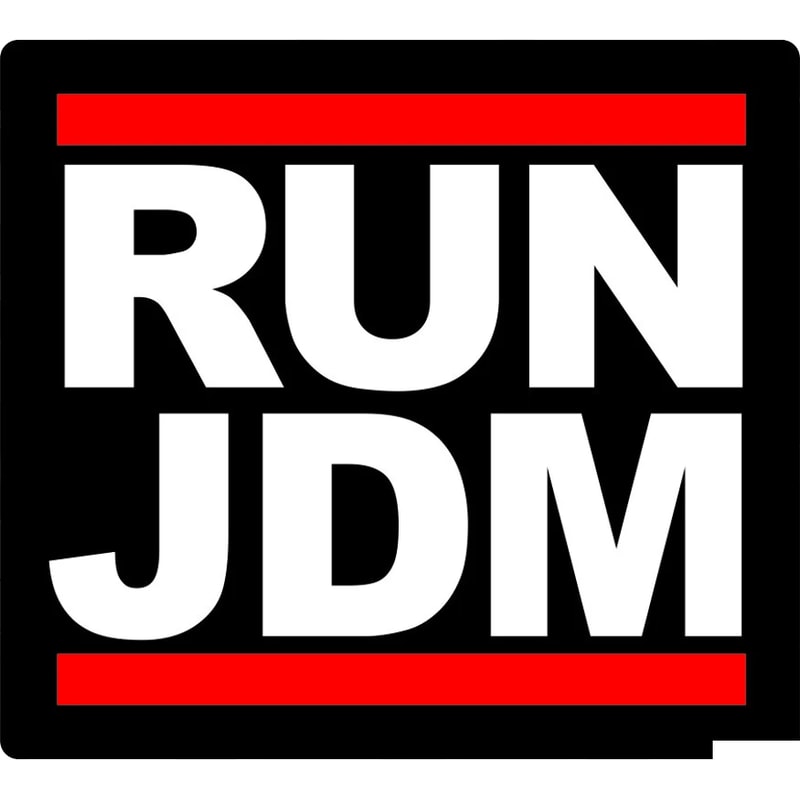 RUN JDM Sticker Self Adhesive Vinyl - C1272.png