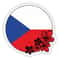 Czech Republic Sticker Round Flag for Laptop Book Fridge Guitar Motorcycle Helmet ToolBox Door PC Boat.jpg