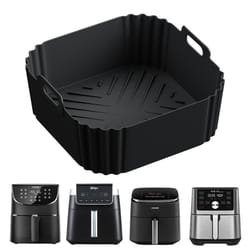 silicone air fryer liners, reusable non-stick basket for ninja air fryer