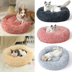winter cat nest, home plush pet nest, detachable and washable dog bed