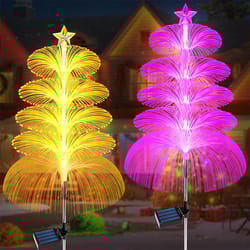 outdoor jellyfish lights, color-changing solar garden lamp, garden decorative ground plug