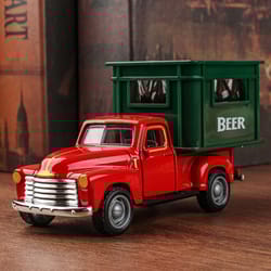 creative mini pickup truck beer crate, set for home deco, living room and office table decor