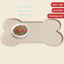 winter silicone dog feeding mat waterproof non-slip pet food pad