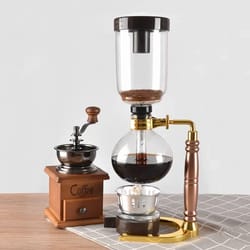 glass type coffee machine filter, new home style siphon coffee maker
