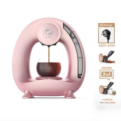 americano capsule coffee machine, low decibel portable coffee maker, compatible with coffee powder & k-cups original cap