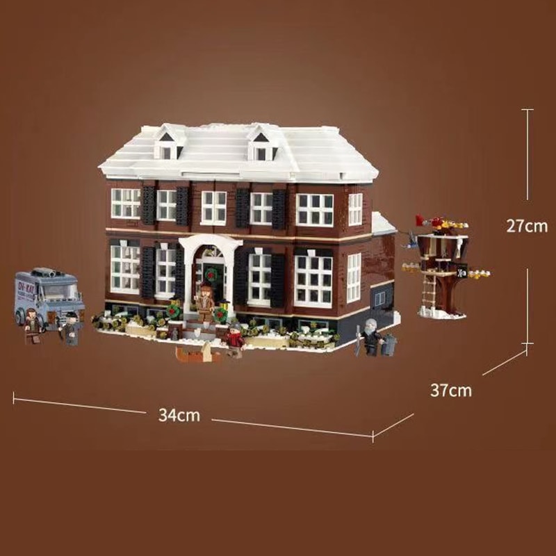 Christmas Gifts Home Alone House Set, Building Blocks Bricks for Boy Kids