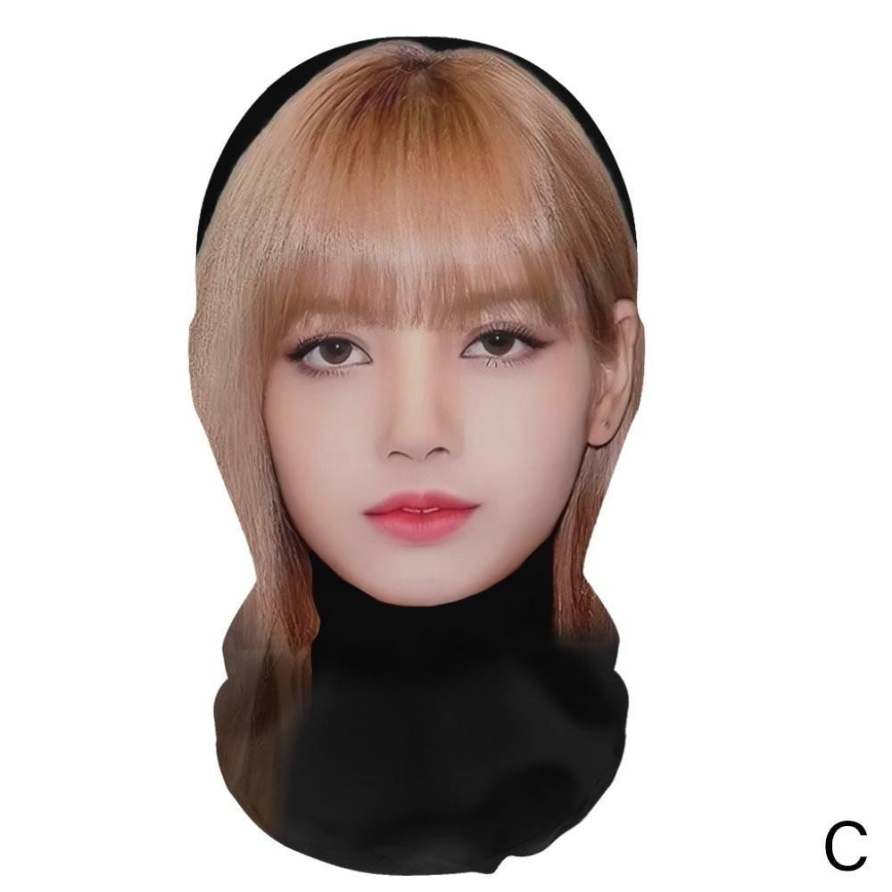 Breathable Full Face Mask for Unisex, Novel Cosplay Headgear, Party Simulation Prop