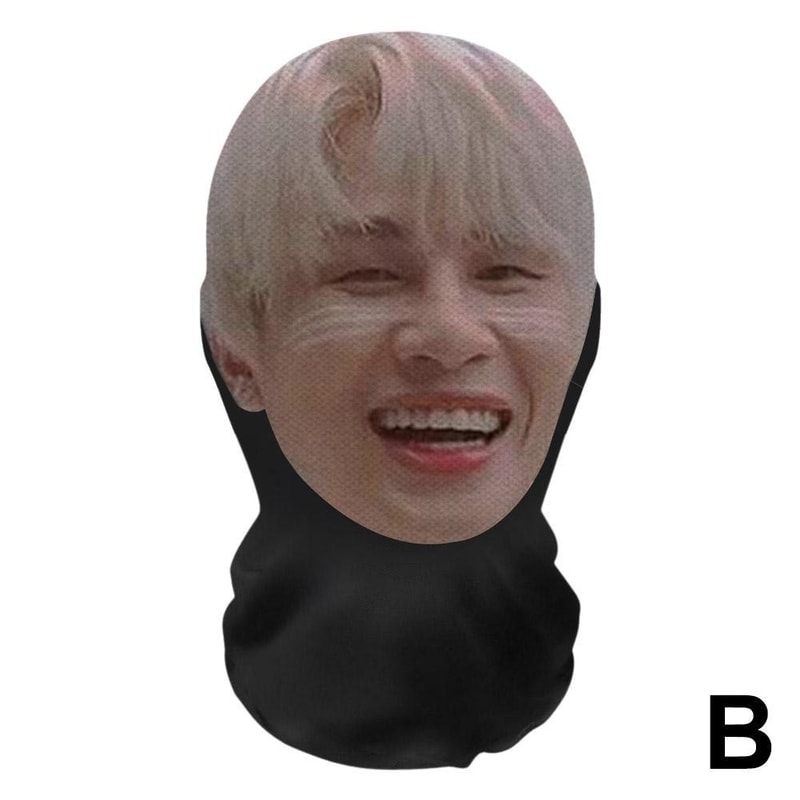 Breathable Full Face Mask for Unisex, Novel Cosplay Headgear, Party Simulation Prop