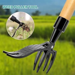 single weeder without pole, manual rooting and weeding garden tool