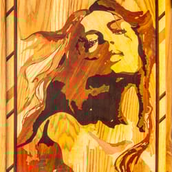 emotions 3.4 inlay mosaic panel home wall decor boho living room bedroom wall art framed wood decor love hands ready