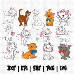 aristocats svg, marie svg, the aristocats svg, disney svg, cat svg, marie cat svg, cute cat svg, aristocats marie svg, a