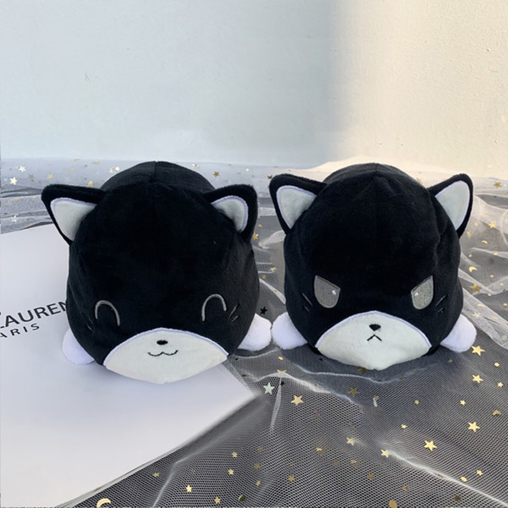 Super Cute Reversible Cartoon Cat Plushie 2