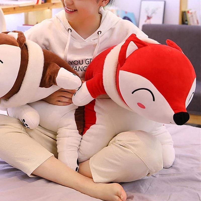 Giant Fox Plush Stuffed Animal Toy 1