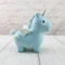 Unicorn Piggy Bank With Horn & Wings Blue 1