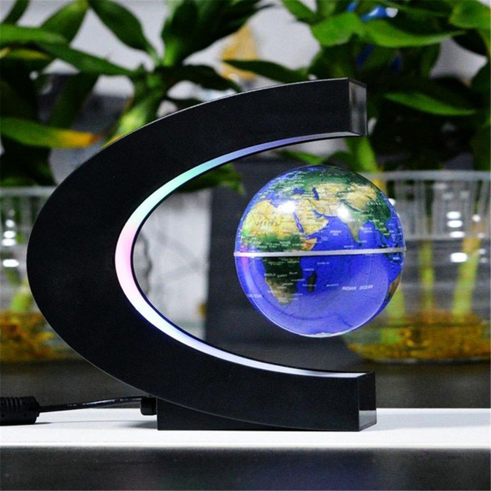 energyefficient floating earth globe