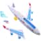 Electronic Aeroplane Toy With Music Autopilot Flash Sound Automatic Rotation Plane Educational Gi