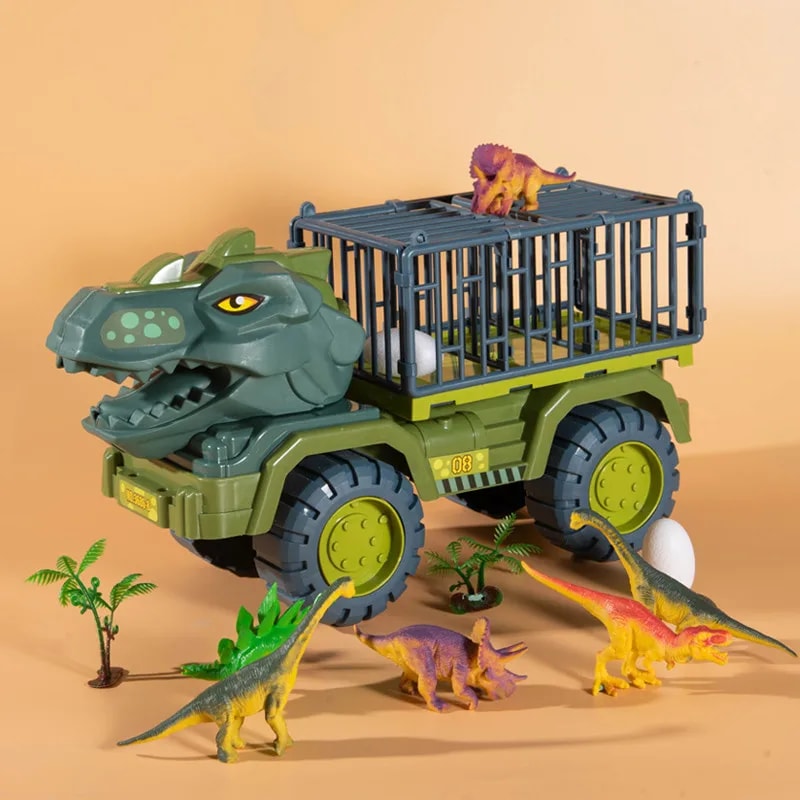 Kids Dinosaur Toy Truck Carrier Vehicle