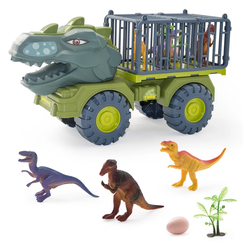Kids Dinosaur Toy Truck Carrier Vehicle 5